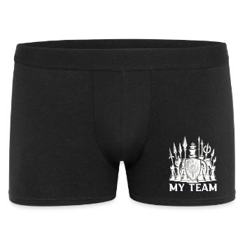 Échecs - Boxer Homme - noir - Devant