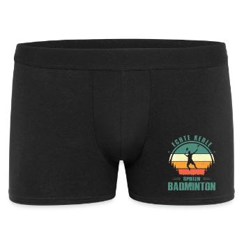 Joueur de badminton offre des tenues de badminton - Boxer Homme - noir - Devant