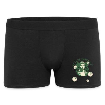 Future Heritage | Roman Statue Geometric Nature St - Männer Boxer Shorts - Schwarz - Vorne