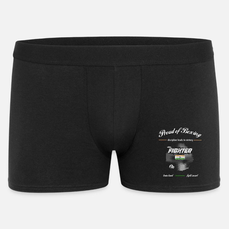 Fier de Boxing FIGHTER India - Boxer Homme - noir