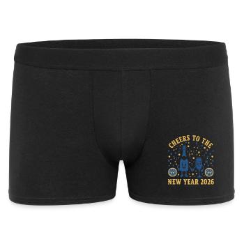 Cheers To The New Year 2026 Celebration Party - Men's Boxer Shorts - black - Front