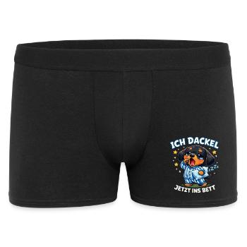 Dachshund Dog Gifts Clothes I Dachshund Now - Men's Boxer Shorts - black - Front
