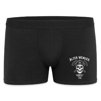 1996 Geburtstag Geschenk für echte Ruhrpott Typen - Männer Boxer Shorts - Schwarz - Vorne