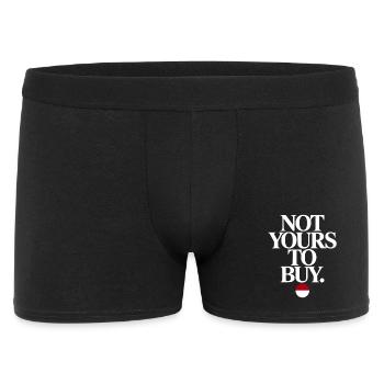 Not Yours To Buy Greenland Sovereignty Policy - Men's Boxer Shorts - black - Front