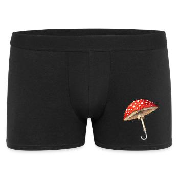 Toadstool Umbrella Fantasy Design - Men's Boxer Shorts - black - Front