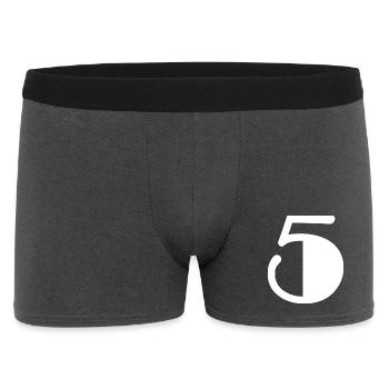 5. ANNIVERSARY. 5 YEARS. 5th ANNIVERSARY. CHILD - Men's Boxer Shorts - charcoal grey - Front