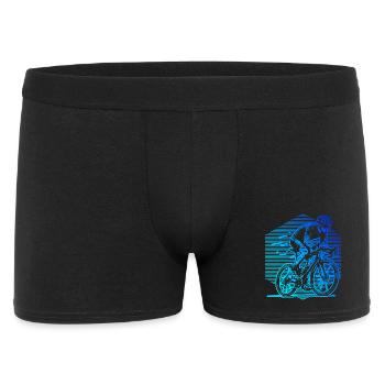 Einfach Roadbike zeitloses Design - Männer Boxer Shorts - Schwarz - Vorne