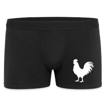 Rooster Silhouette - Men's Boxer Shorts - black - Front
