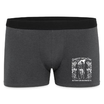 Worked like a lion - Men's Boxer Shorts - charcoal grey - Front
