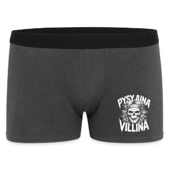 Conception du crâne sauvage - Boxer Homme - charbon - Devant