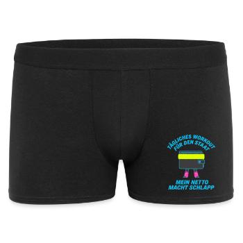 Daily workout for the state - Men's Boxer Shorts - black - Front