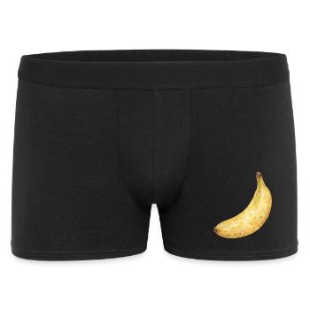 Mosaic Banana Golden Yellow - Men's Boxer Shorts - black - Front