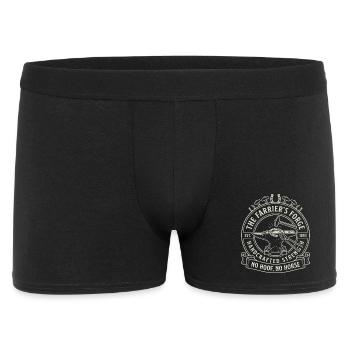 The Farrier's Forge - No Hoof No Horse Craft - Men's Boxer Shorts - black - Front