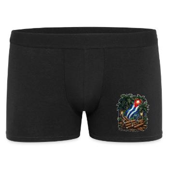 Cuba Cigar Flag - Men's Boxer Shorts - black - Front