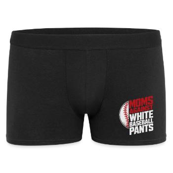 Maman Baseball : Humour Lessive et Sport - Boxer Homme - noir - Devant