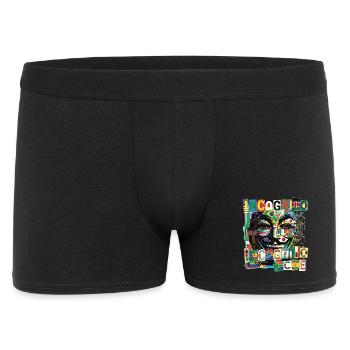 Incognito Mode - Männer Boxer Shorts - Schwarz - Vorne