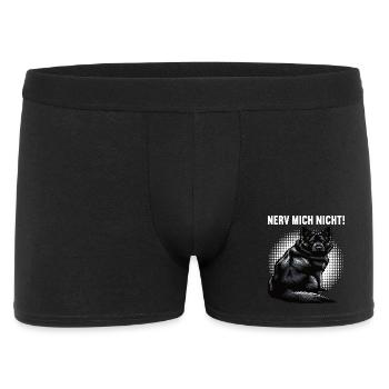 Nerv Mich Nicht Schwarzer Schäferhund Schäferhunde - Männer Boxer Shorts - Schwarz - Vorne