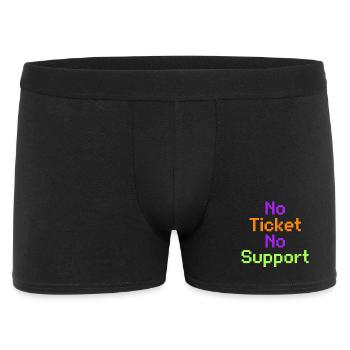 No Ticket No Support Computer Scientist IT Administrator - Men's Boxer Shorts - black - Front
