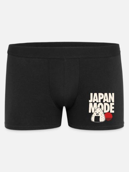 Japan Mode Kawaii Onigiri - Männer Boxer Shorts - Schwarz