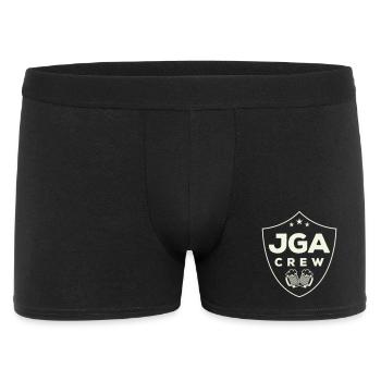 jga_crew_wappen- - Boxer Homme - noir - Devant