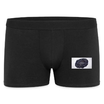 Mondphasen-Sternbild Mosaik - Männer Boxer Shorts - Schwarz - Vorne