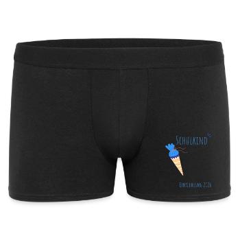 Schulkind Einschulung 2026 personalisierbar - Männer Boxer Shorts - Schwarz - Vorne