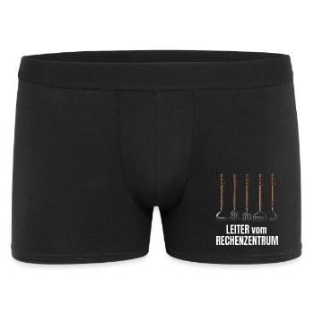 Leiter Vom Rechenzentrum Gartenarbeit Gärtner - Männer Boxer Shorts - Schwarz - Vorne
