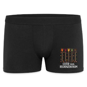 Rechenzentrum Gärtner Garten Gartenarbeit - Männer Boxer Shorts - Schwarz - Vorne