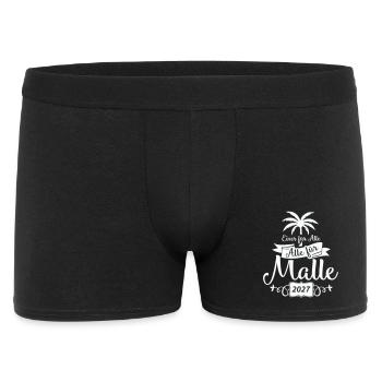 Einer für Alle – Malle 2027 - Männer Boxer Shorts - Schwarz - Vorne