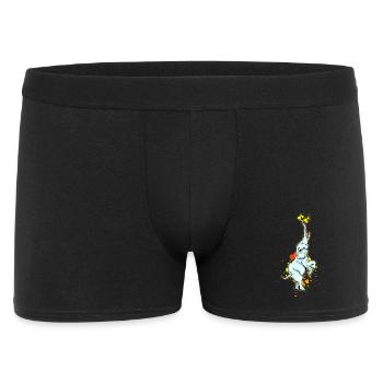 elephant blob circus feat balance artist - Men's Boxer Shorts - black - Front