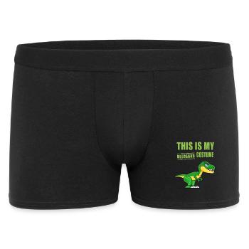 Dinosaur Costume Carnival Dress Up Humor Funny - Men's Boxer Shorts - black - Front