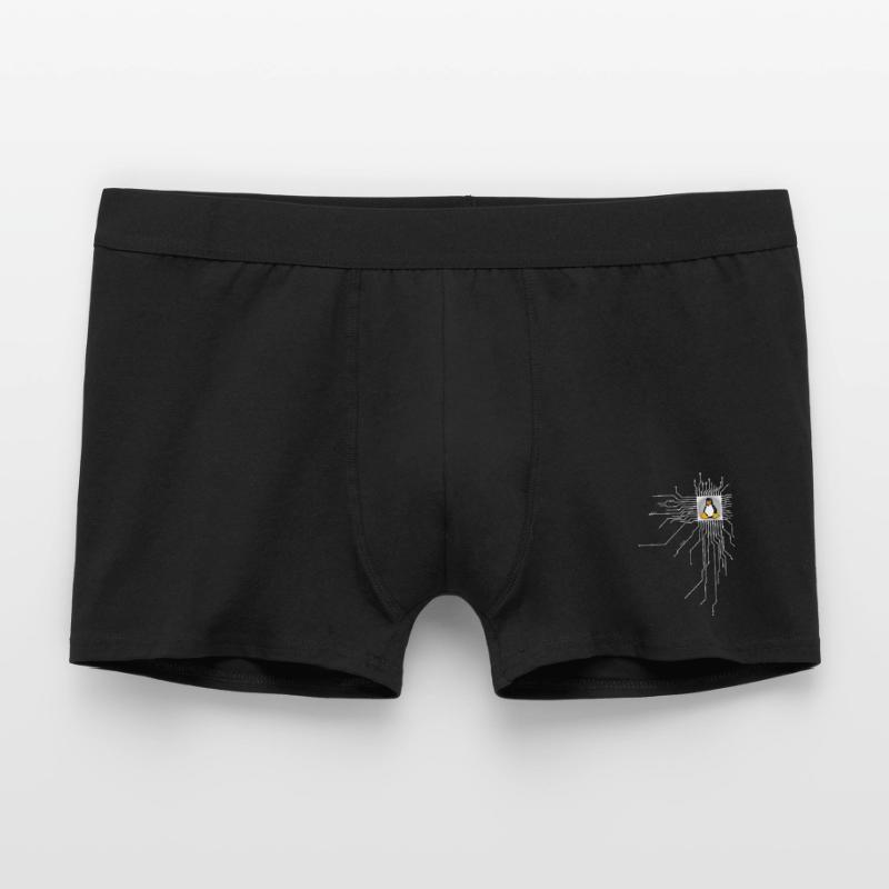 board Penguin Core Heart Computer pc Nerd program Men's Boxer Shorts