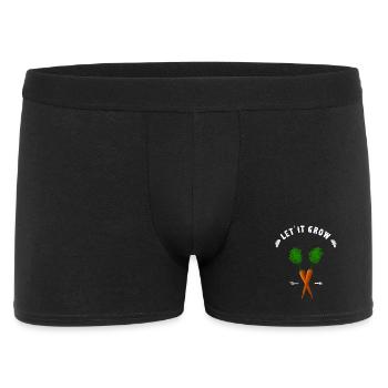 carotte grandir jardin fermier jardinier jardinier - Boxer Homme - noir - Devant