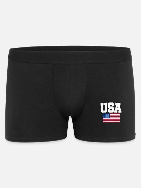 États-Unis - Boxer Homme - noir