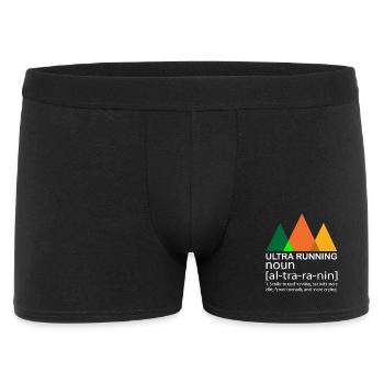 Ultra Running Laufen Skyrace Etappenlauf Geschenk - Männer Boxer Shorts - Schwarz - Vorne