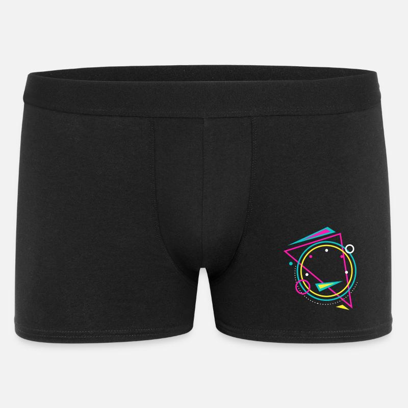 Geometrie - Männer Boxer Shorts - Schwarz