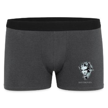 beethoven classical music composer concert deaf pop - Men's Boxer Shorts - charcoal grey - Front