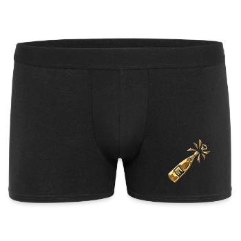 bottle - Men's Boxer Shorts - black - Front