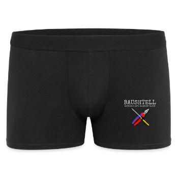 Albanian Humor "Albanian Blood" - Men's Boxer Shorts - black - Front