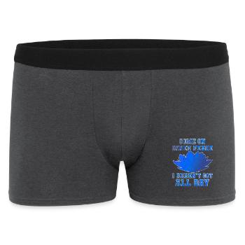 yoga - Men's Boxer Shorts - charcoal grey - Front