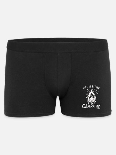 camping - Boxer Homme - noir
