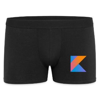 programmierer nerd computer source neu K sign pc c - Männer Boxer Shorts - Schwarz - Vorne