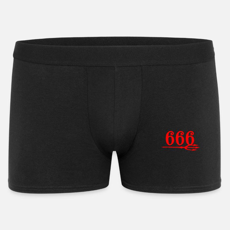 666 Devils Trident - Men's Boxer Shorts - black