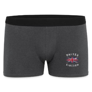 Union Jack - Royaume-Uni - Boxer Homme - charbon - Devant
