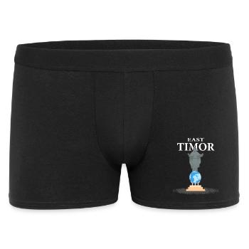 Cadeau de vacances au Timor oriental Dili - Boxer Homme - noir - Devant