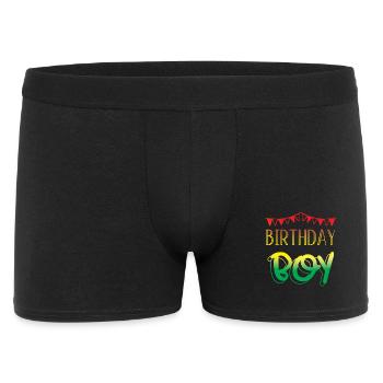 Joyeux anniversaire - Boxer Homme - noir - Devant