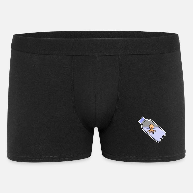 Oktopus - Männer Boxer Shorts - Schwarz