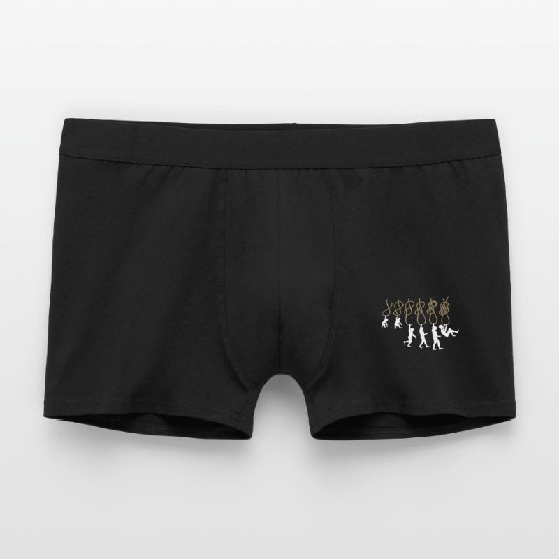 Evolution climbing climbing knot eighth knot Men's Boxer Shorts