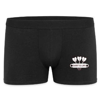 Dart is Life Dart Logo - Men's Boxer Shorts - black - Front