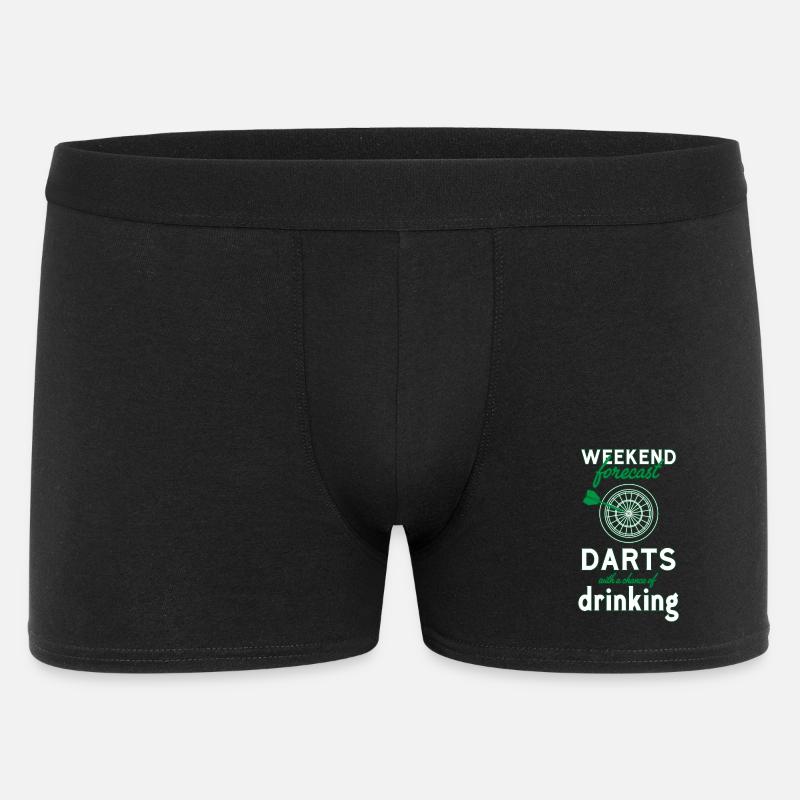Darts Dart - Männer Boxer Shorts - Schwarz